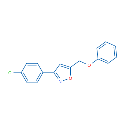 3-(4-Chlorophenyl)-5-(phenoxymethyl)-1,2-oxazole 1g