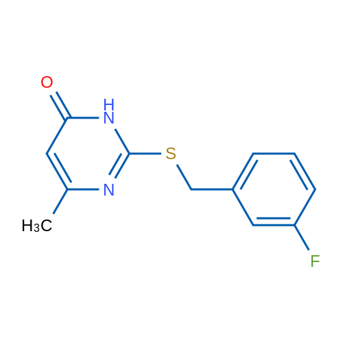 2-{[(3-fluorophenyl)methyl]sulfanyl}-6-methyl-3,4-dihydropyrimidin-4-one 1g