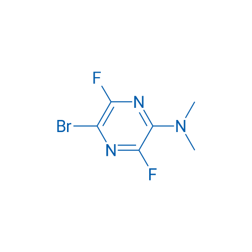 5-Bromo-3,6-difluoro-N,N-dimethylpyrazin-2-amine 1g