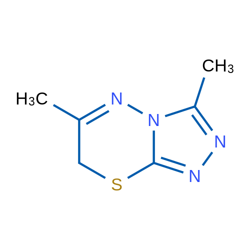 3,6-Dimethyl-7H-[1,2,4]triazolo[3,4-b][1,3,4]thiadiazine 5g