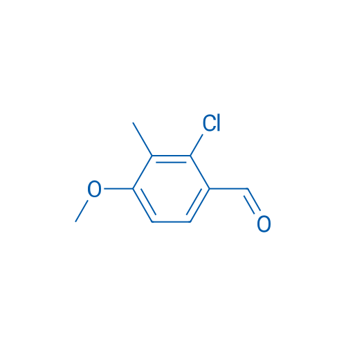 2-Chloro-4-methoxy-3-methylbenzaldehyde 250mg