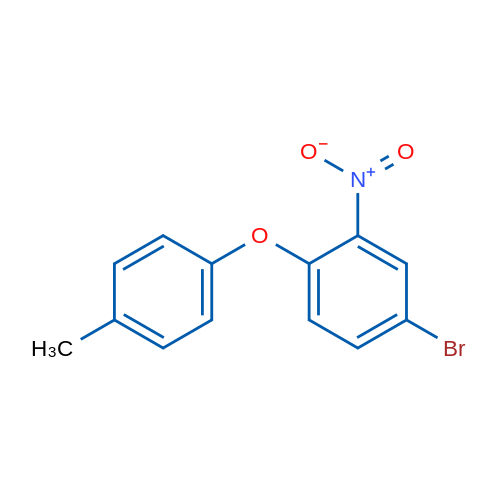 4-Bromo-2-nitro-1-(p-tolyloxy)benzene 1g