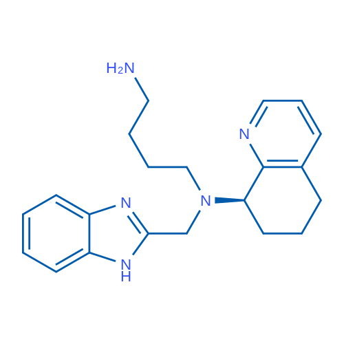 (R)-N1-((1H-Benzo[d]imidazol-2-yl)methyl)-N1-(5,6,7,8-tetrahydroquinolin-8-yl)butane-1,4-diamine 100mg