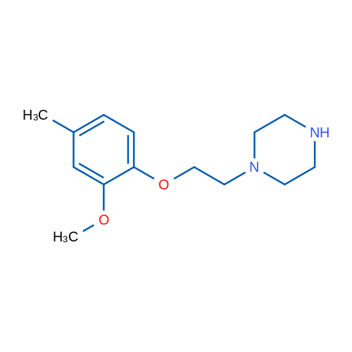 1-(2-(2-Methoxy-4-methylphenoxy)ethyl)piperazine 1g