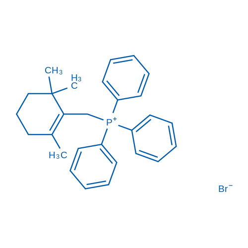Triphenyl((2,6,6-trimethylcyclohex-1-en-1-yl)methyl)phosphonium bromide 5g