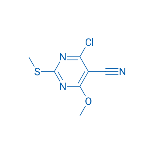 4-Chloro-6-methoxy-2-(methylthio)pyrimidine-5-carbonitrile 1g