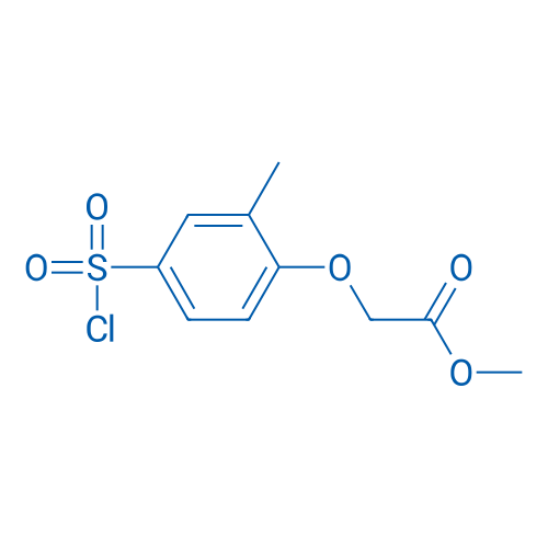 Methyl 2-(4-(chlorosulfonyl)-2-methylphenoxy)acetate 5g
