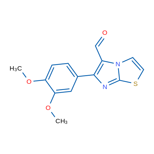 6-(3,4-Dimethoxyphenyl)imidazo[2,1-b]thiazole-5-carbaldehyde 1g