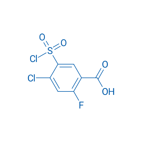 4-Chloro-5-(chlorosulfonyl)-2-fluorobenzoic acid 10g