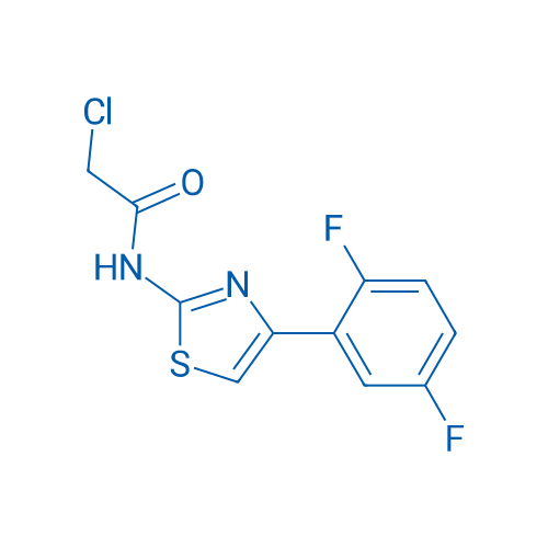 2-Chloro-N-(4-(2,5-difluorophenyl)thiazol-2-yl)acetamide 250mg
