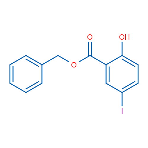 Benzyl 2-hydroxy-5-iodobenzoate 1g