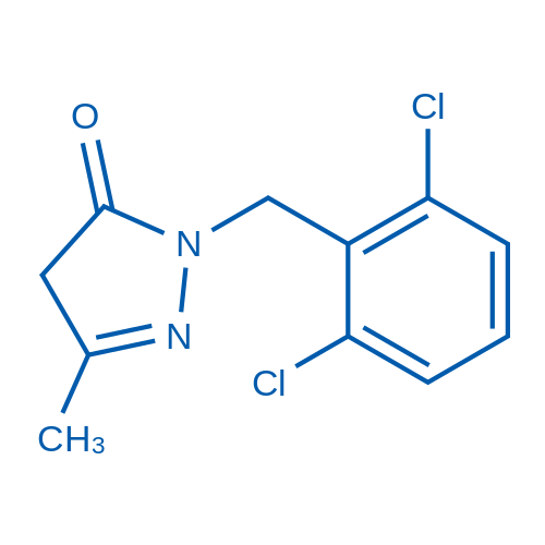 1-[(2,6-Dichlorophenyl)methyl]-3-methyl-4,5-dihydro-1H-pyrazol-5-one 50mg
