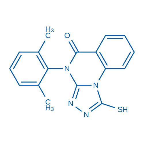 4-(2,6-Dimethylphenyl)-1-sulfanyl-4H,5H-[1,2,4]triazolo[4,3-a]quinazolin-5-one 5g