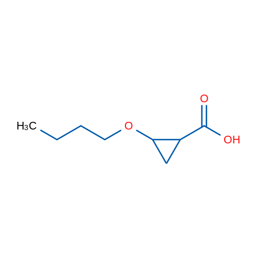 2-Butoxycyclopropane-1-carboxylic acid 1g