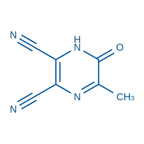 5-Methyl-6-oxo-1,6-dihydropyrazine-2,3-dicarbonitrile 100mg