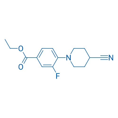 Ethyl 4-(4-cyanopiperidin-1-yl)-3-fluorobenzoate 1g