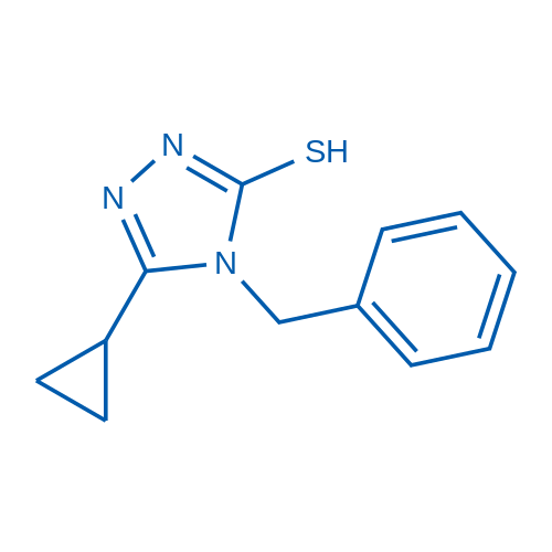 4-Benzyl-5-cyclopropyl-4H-1,2,4-triazole-3-thiol 1g