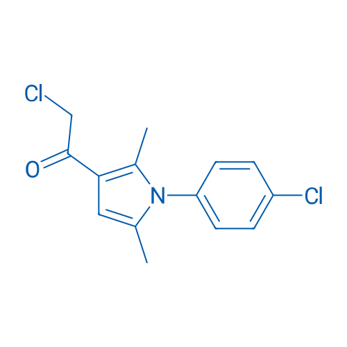 2-Chloro-1-(1-(4-chlorophenyl)-2,5-dimethyl-1H-pyrrol-3-yl)ethanone 250mg
