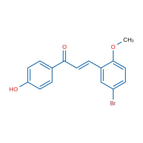 3-(5-Bromo-2-methoxyphenyl)-1-(4-hydroxyphenyl)prop-2-en-1-one 1g