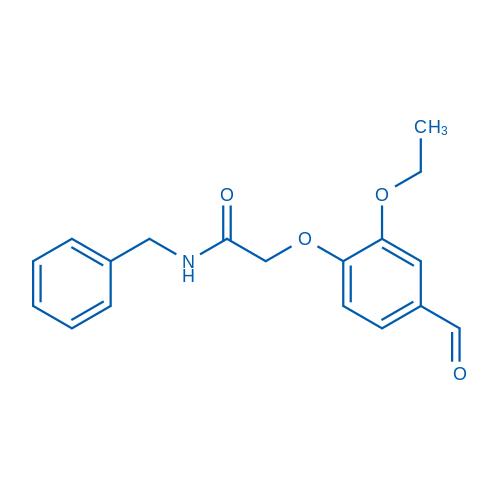 N-benzyl-2-(2-ethoxy-4-formylphenoxy)acetamide 5g