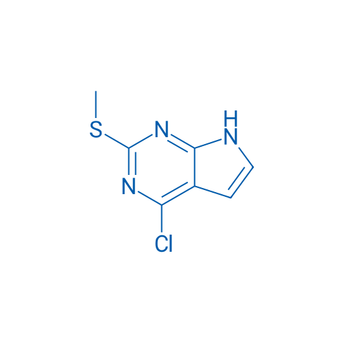 4-Chloro-2-(methylthio)-7H-pyrrolo[2,3-d]pyrimidine 100mg