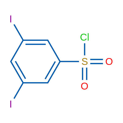 3,5-Diiodobenzene-1-sulfonyl chloride 1g