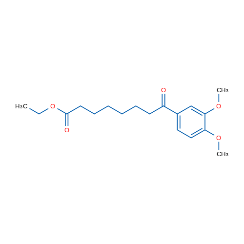 Ethyl 8-(3,4-dimethoxyphenyl)-8-oxooctanoate 1g