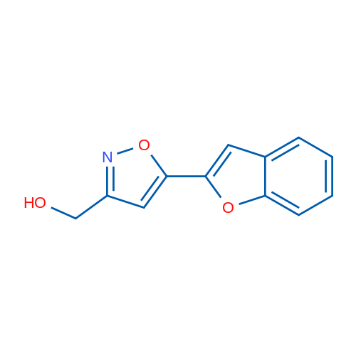 [5-(1-benzofuran-2-yl)isoxazol-3-yl]methanol 250mg
