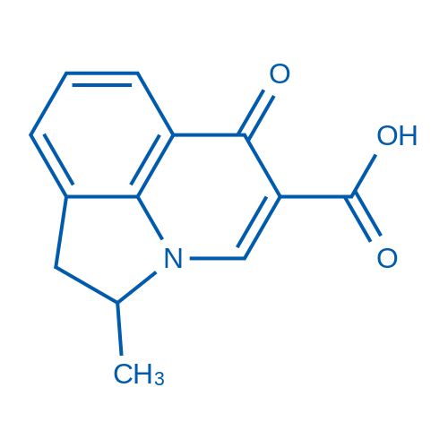 2-Methyl-6-oxo-1,2-dihydro-6h-pyrrolo[3,2,1-ij]quinoline-5-carboxylic acid 250mg
