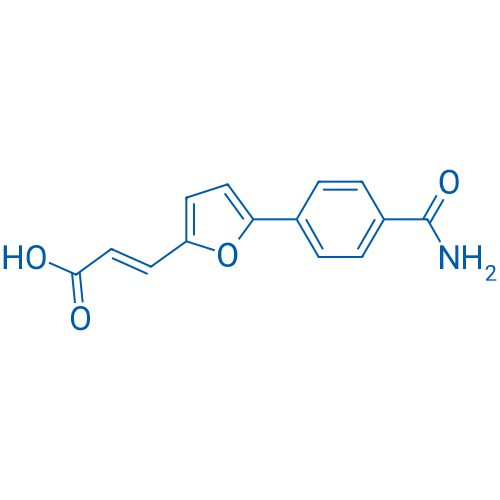 3-[5-(4-Carbamoylphenyl)furan-2-yl]prop-2-enoic acid 1g