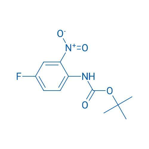 tert-Butyl (4-fluoro-2-nitrophenyl)carbamate 250mg