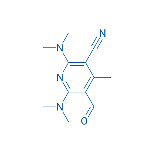 2,6-Bis(dimethylamino)-5-formyl-4-methylnicotinonitrile 100mg