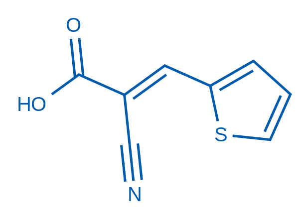 (E)-2-Cyano-3-(thiophen-2-yl)acrylic acid 100mg