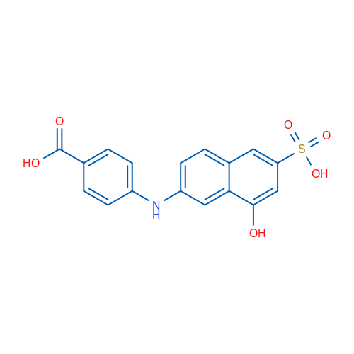 4-((8-Hydroxy-6-sulfonaphthalen-2-yl)amino)benzoic acid 1g
