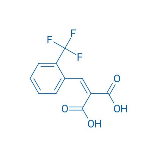 2-(2-(Trifluoromethyl)benzylidene)malonic acid 1g