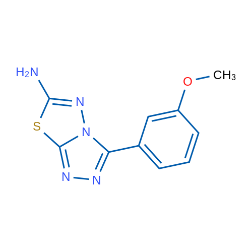 3-(3-Methoxyphenyl)-[1,2,4]triazolo[3,4-b][1,3,4]thiadiazol-6-amine 250mg