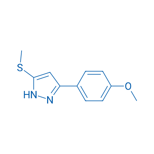 3-(4-Methoxyphenyl)-5-(methylthio)-1H-pyrazole 1g