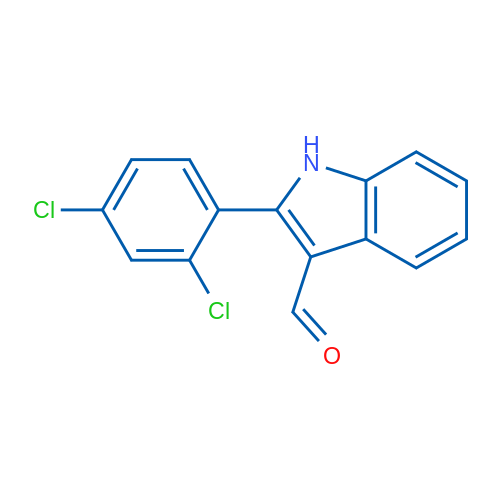 1H-Indole-3-carboxaldehyde, 2-(2,4-dichlorophenyl)- 1g
