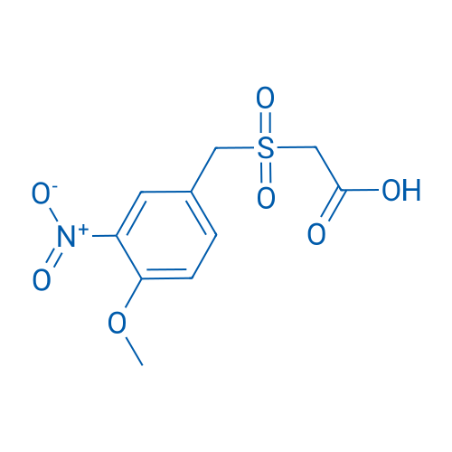 2-((4-Methoxy-3-nitrobenzyl)sulfonyl)acetic acid 250mg