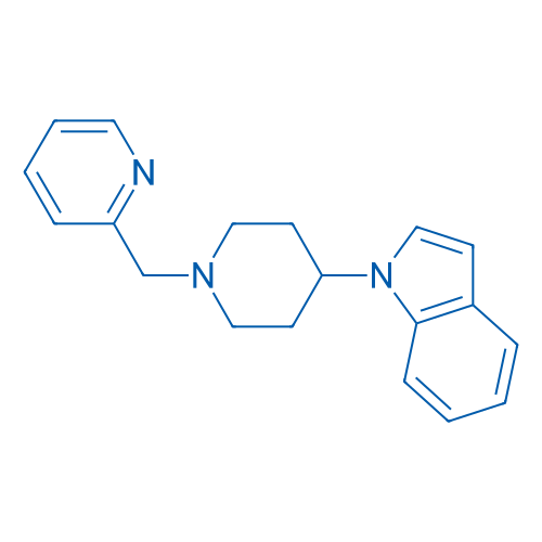 1-{1-[(pyridin-2-yl)methyl]piperidin-4-yl}-1H-indole 100mg