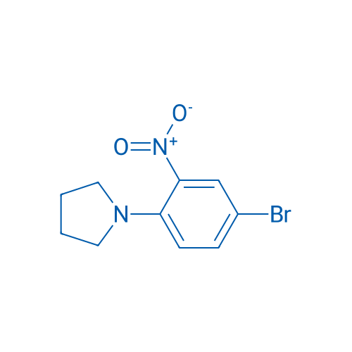 1-(4-Bromo-2-nitrophenyl)pyrrolidine 5g