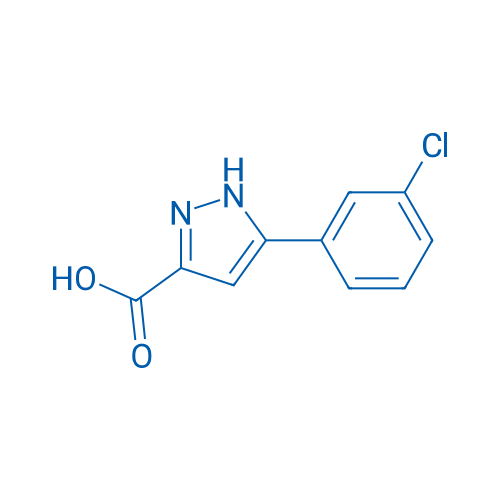 5-(3-Chlorophenyl)-1H-pyrazole-3-carboxylic acid 250mg