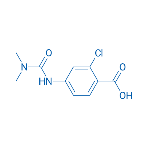 2-Chloro-4-[(dimethylcarbamoyl)amino]benzoic acid 250mg