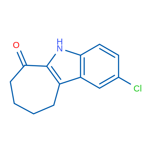 2-Chloro-7,8,9,10-tetrahydro-5H-cyclohepta[b]indol-6-one 1g