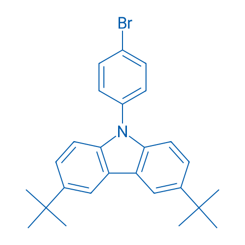 9-(4-Bromophenyl)-3,6-di-tert-butyl-9H-carbazole 100mg