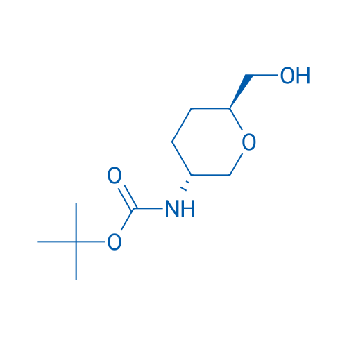tert-Butyl ((3R,6S)-6-(hydroxymethyl)tetrahydro-2H-pyran-3-yl)carbamate 100mg