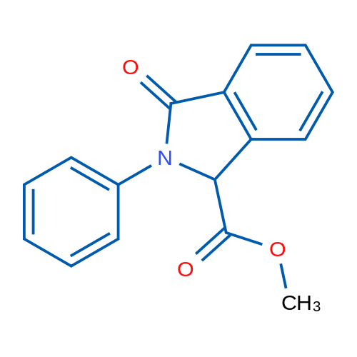 Methyl 3-oxo-2-phenylisoindoline-1-carboxylate 1g