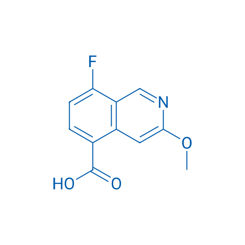 8-Fluoro-3-methoxyisoquinoline-5-carboxylic acid 100mg