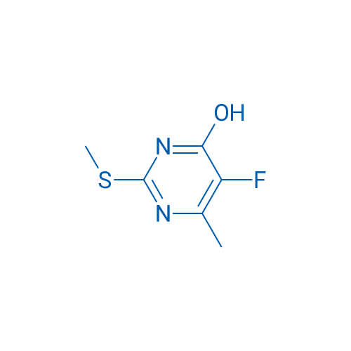 5-Fluoro-6-methyl-2-(methylthio)pyrimidin-4-ol 250mg