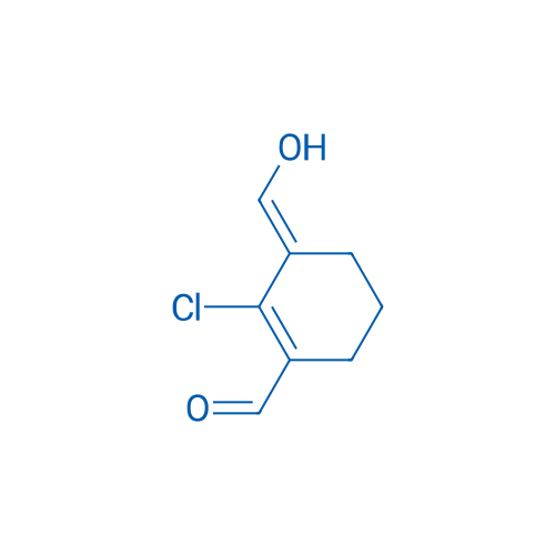 2-Chloro-3-(hydroxymethylene)cyclohex-1-enecarbaldehyde 250mg